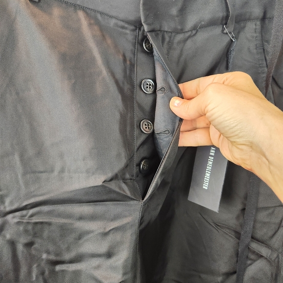 Ann Demeulemeester Bonne Slouchy Satin Trousers In Black size XL(48) BNWT defect - Picture 9 of 16